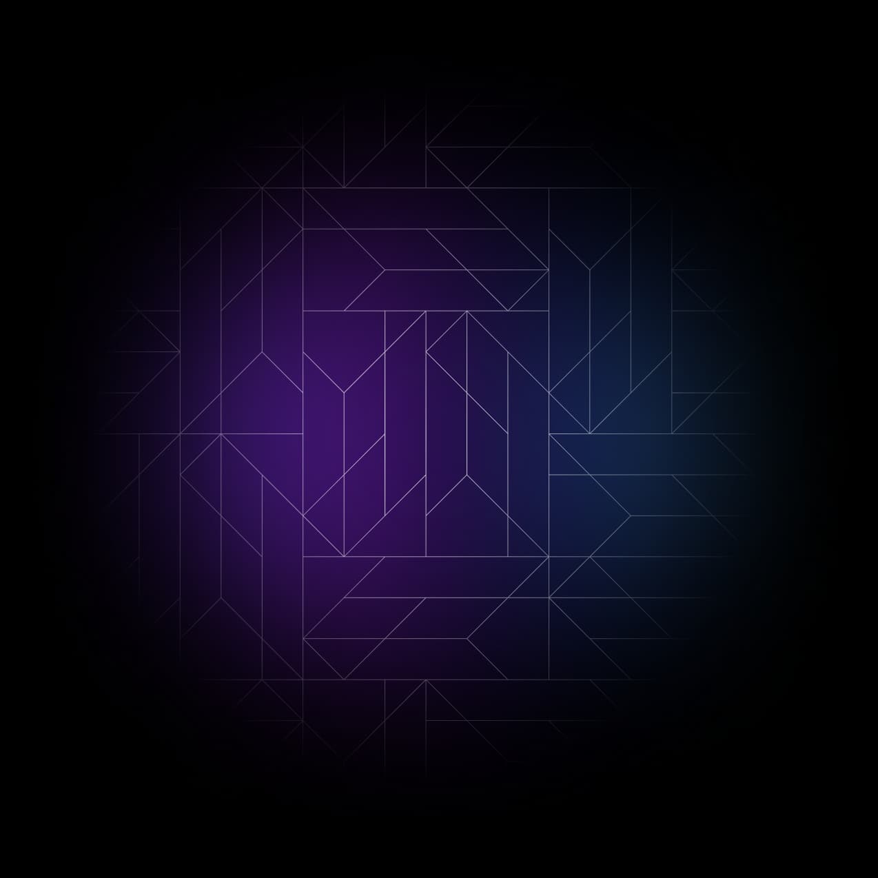 Blockchain coins and network illustration
